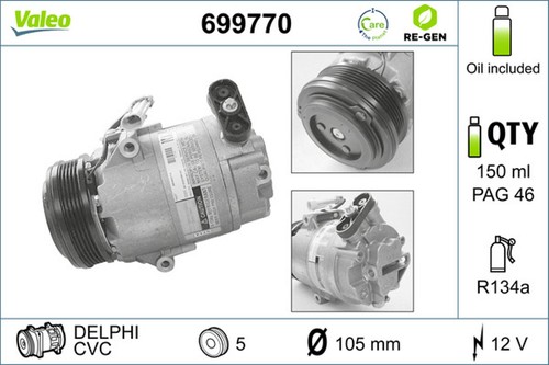 Kompressor klimaanlage valeo - klimaanlage,