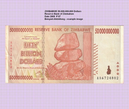 Simbabwe zimbabwe 50 billion - simbabwe,