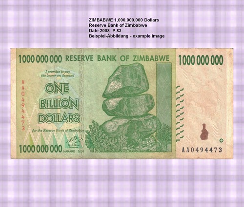 Simbabwe zimbabwe 1 - 1, billion