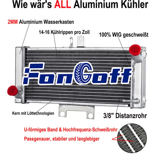 Aluminium kühler für suzuki - kühler,