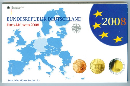 Brd euro kursmünzensatz pp - brd,