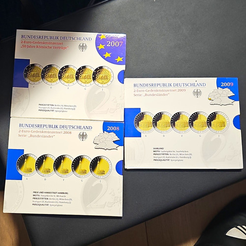 Euro gedenkmünzenset - 2,