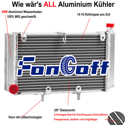 Kühler für honda cb600 fa - kühler,